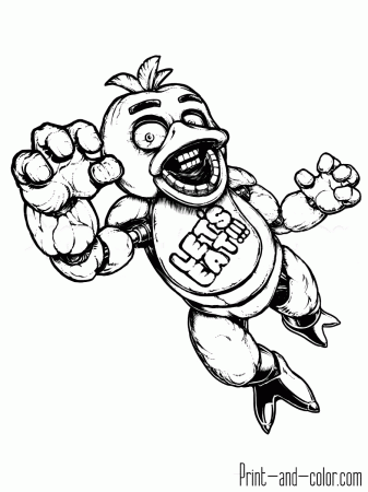Five nights at freddy's coloring pages | Print and Color.com