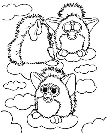 Kids-n-fun.com | Coloring page Furbie Furbie