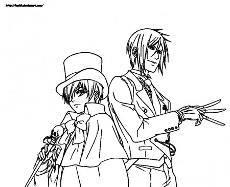 Black Butler Coloring Pages at GetDrawings | Free download