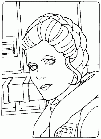 Princess Leia Coloring Page | Free Coloring Pages on Masivy World