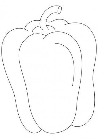 Toddler Coloring Page Free. Sweet Pepper.. COLORING PAGES PRINTABLE.COM ...