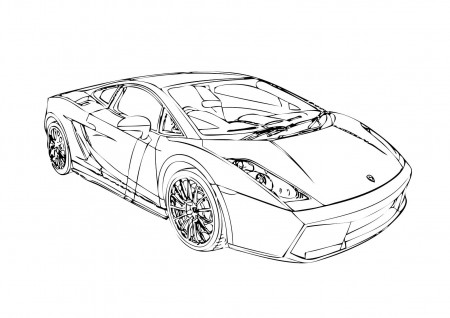 Lamborghini Coloring Pages | 110 Pictures Free Printable