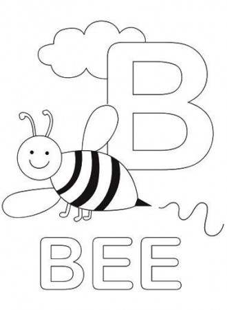 Top 10 Letter 'B' Coloring Pages Your Toddler Will Love To Learn & Color # coloringpages #col… | Alphabet coloring pages, Abc coloring pages, Letter b  coloring pages