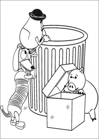 Next to the trash can Coloring Pages - Cartoons Coloring Pages - Coloring  Pages For Kids And Adults