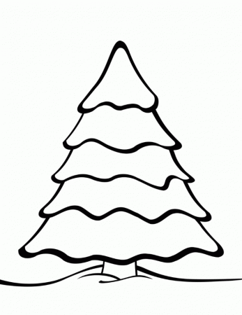 Beautiful Christmas Tree Coloring Pages - Coloring Pages For All Ages