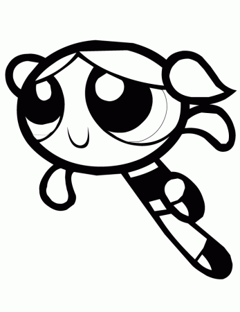 Powerpuff Girls Bubbles - Coloring Pages for Kids and for Adults