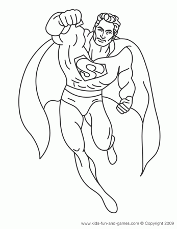 Printable Coloring Pages Superheroes | Free Coloring Pages