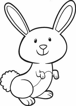 Pin Bunny Coloring Pages 4 5 6