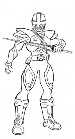 Power Ranger Samurai Coloring Picture | Coloring Page ...