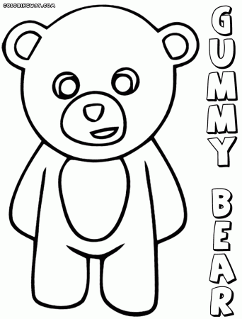 Gummy Bear coloring pages | Coloring pages to download and print