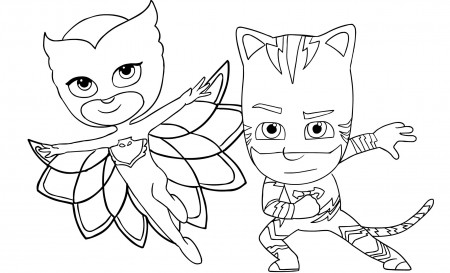 Coloring Pages : Coloring Book Pj Masks Drawing Pages Super ...