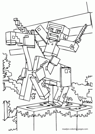 coloring sheet | Minecraft ...