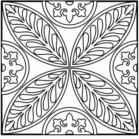 Intricate Designs To Color - Coloring Pages for Kids and for Adults