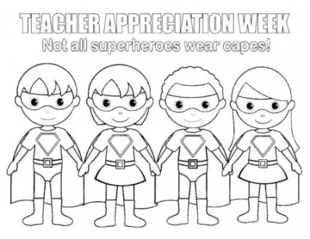 25 Free Teacher Appreciation Week Coloring Pages Printable