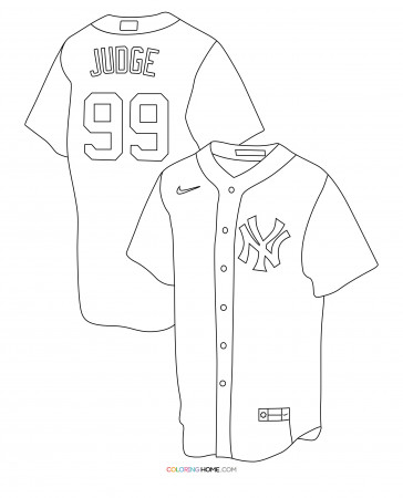 Aaron Judge coloring page