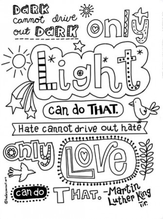 Martin Luther King Jr. Quote Coloring Page | Etsy in 2021 | Martin luther  king jr quotes, Dr martin luther king quotes, Martin luther king jr