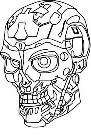 Terminator Coloring Pages to download and print for free