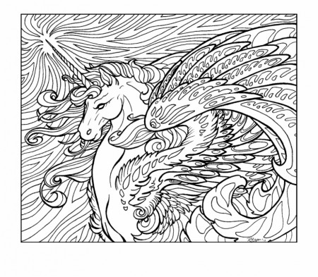 Full Size Of Coloring Page Hard Unicorn Coloring - Clip Art Library