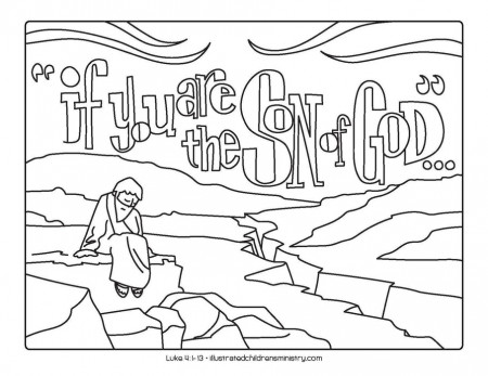 Bible Story Coloring Pages: Spring 2019 — Illustrated Ministry