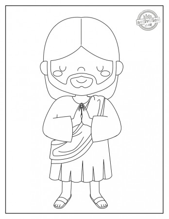Free Printable Jesus Coloring Pages | Kids Activities Blog