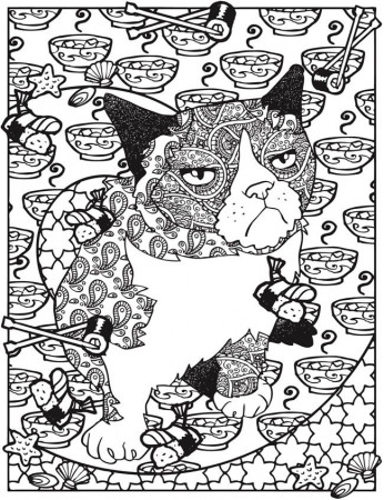Welcome to Dover Publications | Cat coloring page, Cat coloring book,  Coloring books