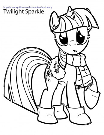 My Little Pony Coloring pages - Squid Army