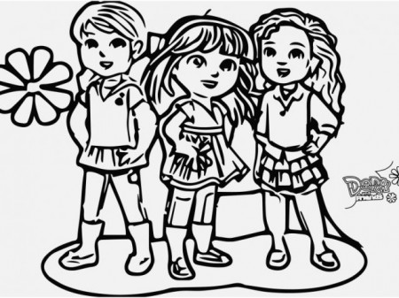 Dora Coloring Pages Stock Dora and Friends Coloring Pages ...