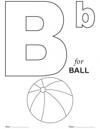 Best Alphabet Coloring Pages To Print Free | Printable Coloring Pages