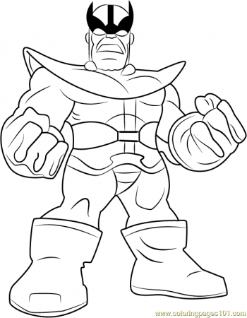 Thanos Coloring Page - Free The Super Hero Squad Show ...