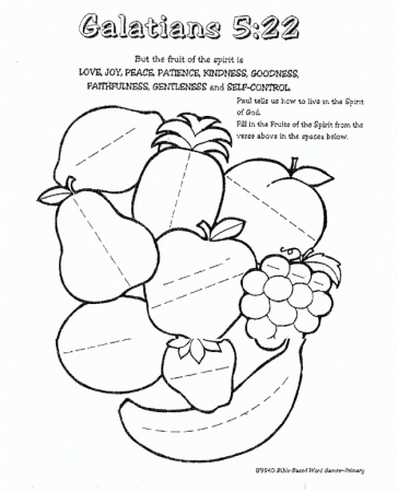 Free Fruits Of The Holy Spirit Coloring Pages, Download Free Clip ...