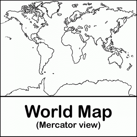 world map coloring page | Only Coloring Pages