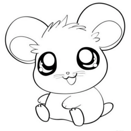 Free Coloring Pages Of Print Hamster Cute Hamster Coloring Pages ...