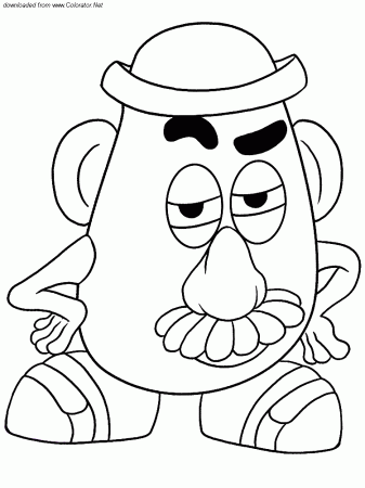 Toy Story Coloring Pages Mr Potato Head - High Quality Coloring Pages