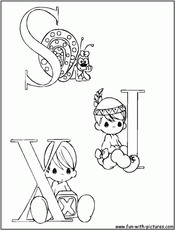 Printable Precious Moments Alphabet Coloring Pages - High Quality ...