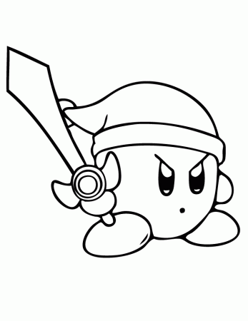 Kirby To Print - Coloring Pages for Kids and for Adults