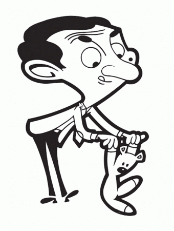 Mr Bean Coloring Pages - Coloring Page