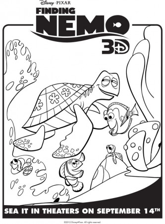 Nemo Crush Coloring Pages | Cooloring.com