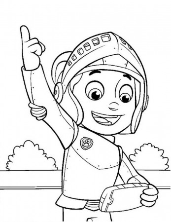 Ryder Paw Patrol 11 Coloring Page - Free Printable Coloring Pages for Kids