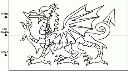 Welsh Flag Coloring Page - About Flag Collections