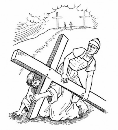 Good Friday Coloring Pages and Pintables for Kids | family holiday ...