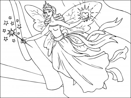 Coloring Page tooth fairy - free printable coloring pages - Img 22819
