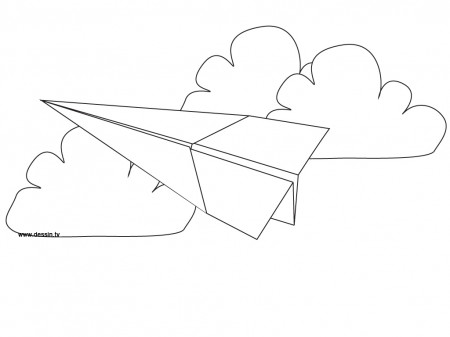 Paper Airplane Coloring Pages - Get Coloring Pages