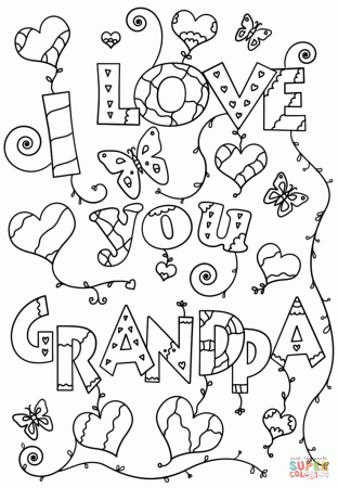 Happy Birthday Grandad Colouring (Page ...line.17qq.com