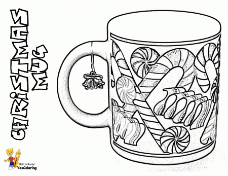 Cool Coloring Pages to Print Christmas Children | Cakes Coloring