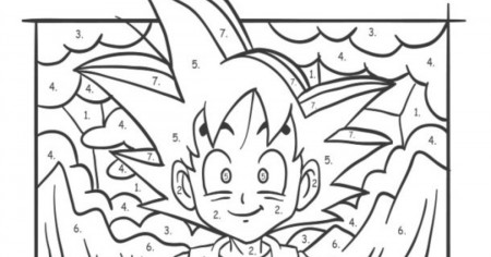 Anime Coloring Page for Kids