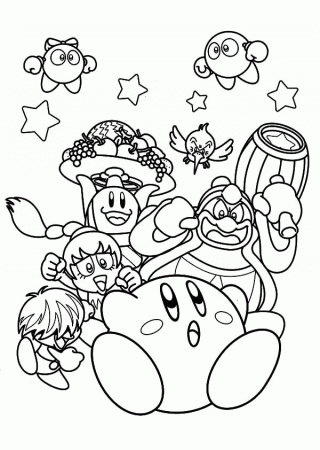 Snorkle Kirby Coloring Pages | Kids Play Color