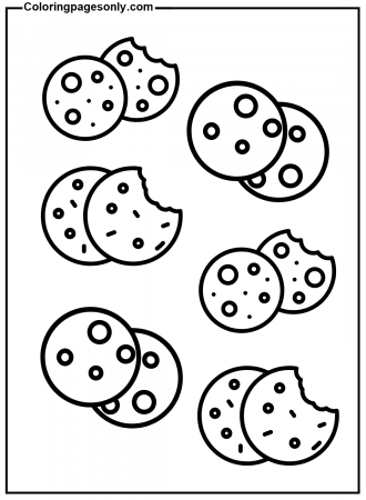 Printable Cookie Coloring Pages - Cookie Coloring Pages - Coloring Pages  For Kids And Adults