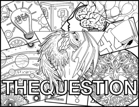 The Question coloring sheet | Coloring sheets, Activities, How to plan