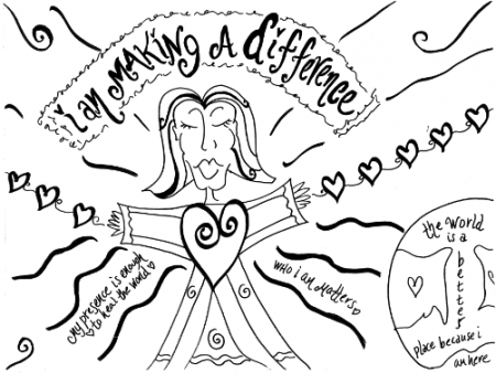 You Are Enough - Free Self Love Coloring Page - Path of Self Love School