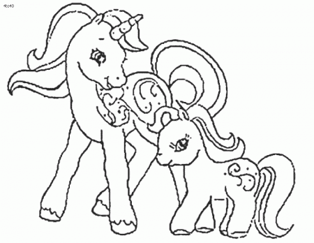 baby unicorn colouring pages - Clip Art Library